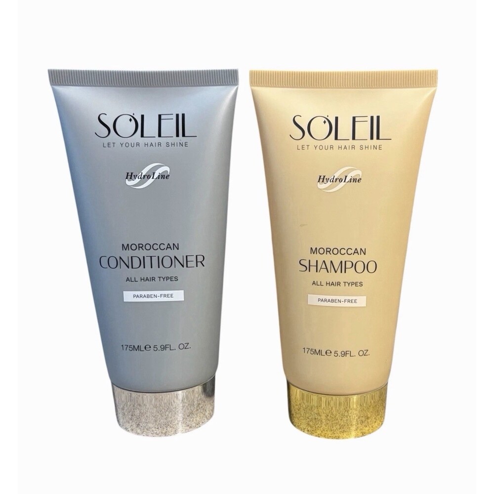 Soleil HydroLine Moroccan Shampoo and Conditioner Set 175ml 5.9 fl.oz